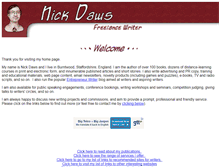 Tablet Screenshot of nickdaws.co.uk